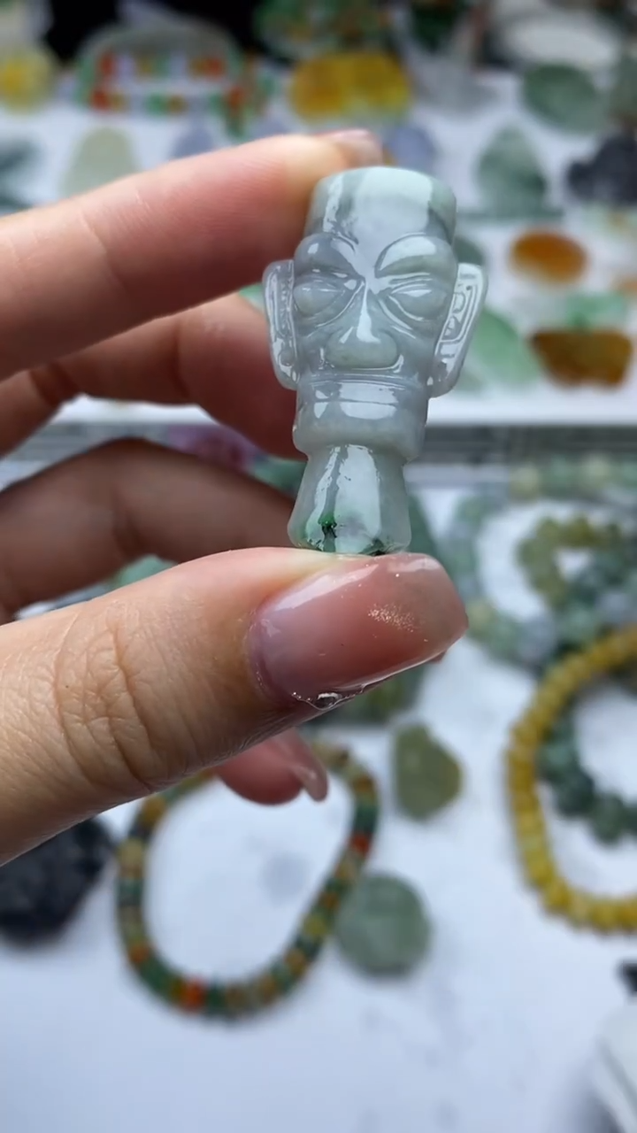 未镶嵌定制翡翠毛货定制不退不换