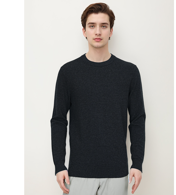 SKL-663常规款套头款标准圆领薄款衫休闲百搭简约