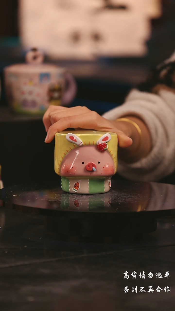 陶瓷景德镇可爱设计师款陶瓷 