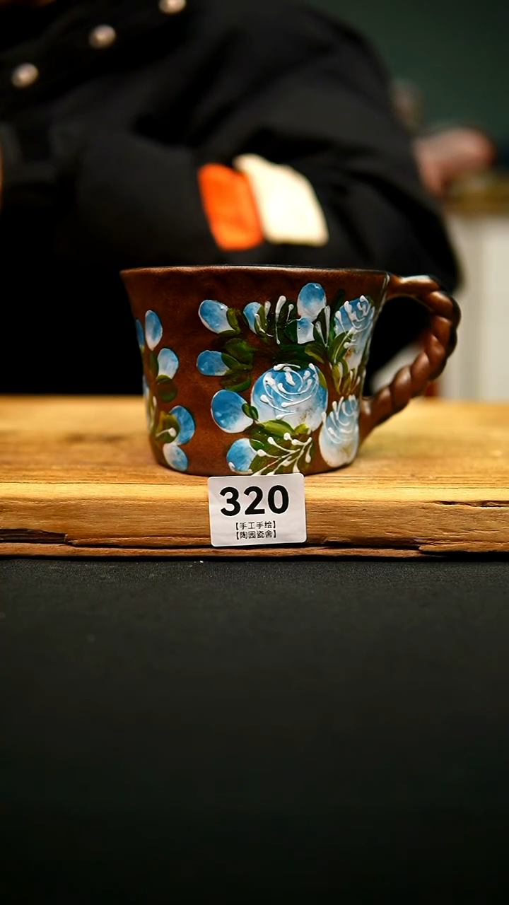 @@陶园瓷舍@@纯手工手绘@高温釉下彩