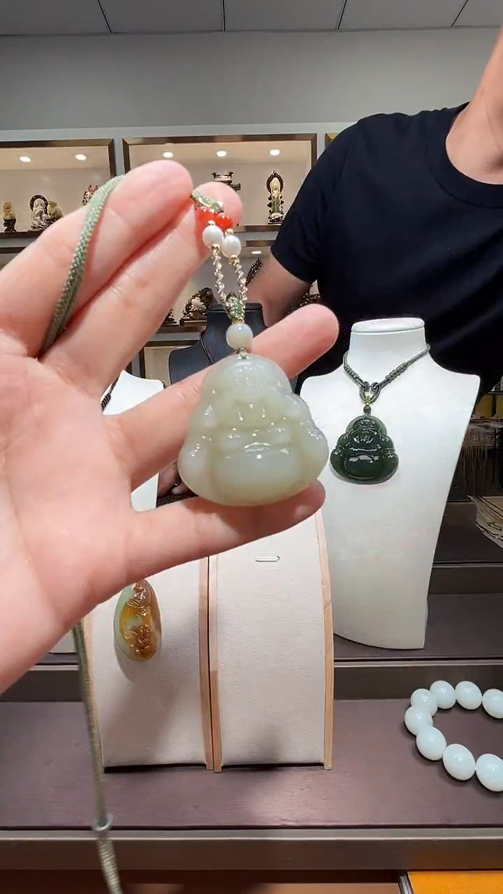 和田玉未镶嵌挂件苏