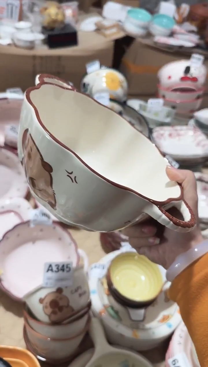 【9.5寸★1个】黑点针眼属正常陶瓷都有介意慎拍微瑕破损包赔