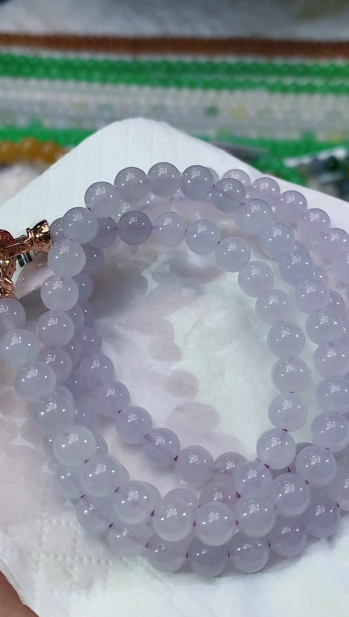 项链未镶嵌翡翠D27多样性发一件 紫货有一定色差