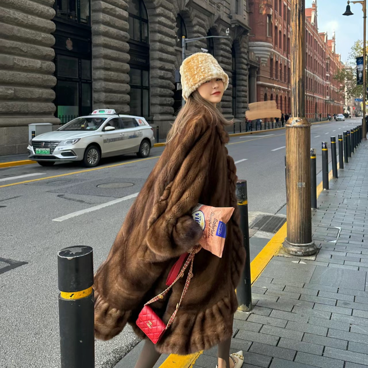 菲菲（精选古着孤品高端渠道）新款外套设计师冬季时尚气质