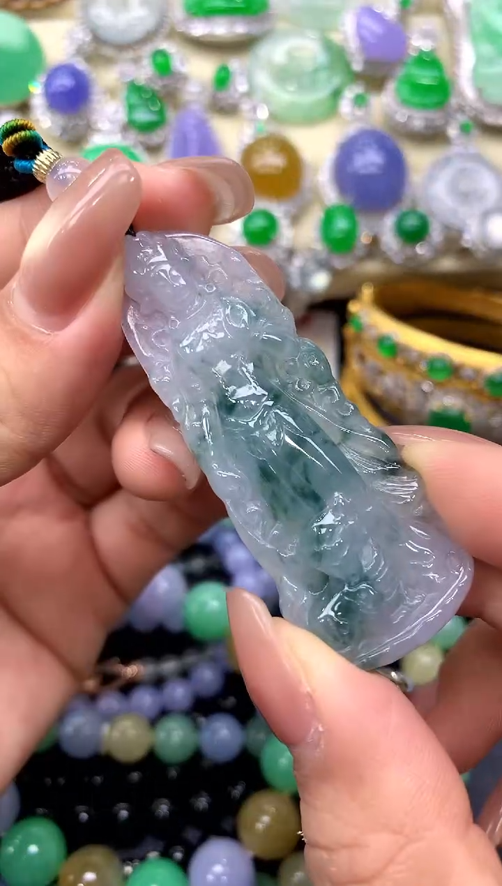 颈饰未镶嵌翡翠83-中国好珍宝