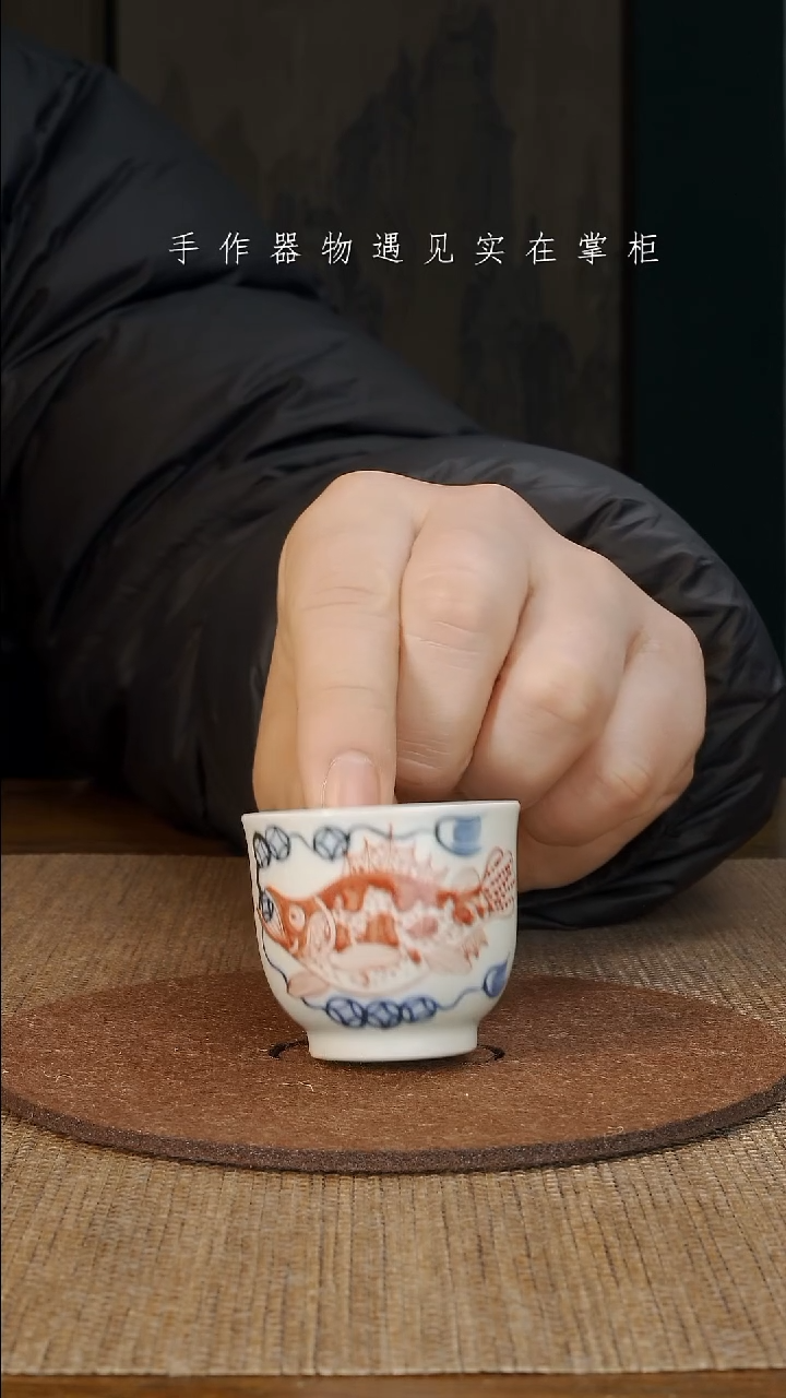 【闪购商品】摆件景德镇手工手绘茶具大器宛成