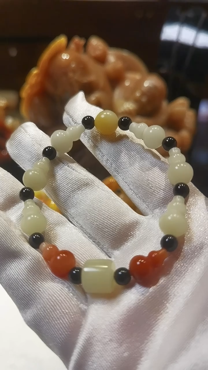 寿山石其他苗****）手串