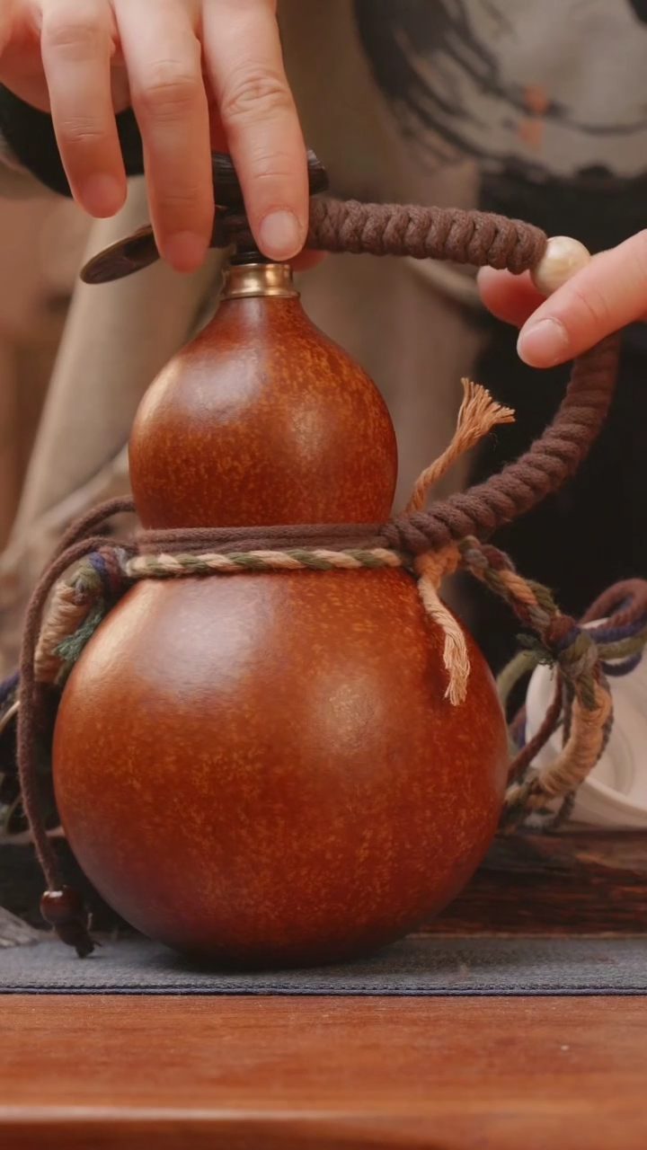 【闪购商品】391号精品大漆葫芦防腐防渗装饮料水茶酒