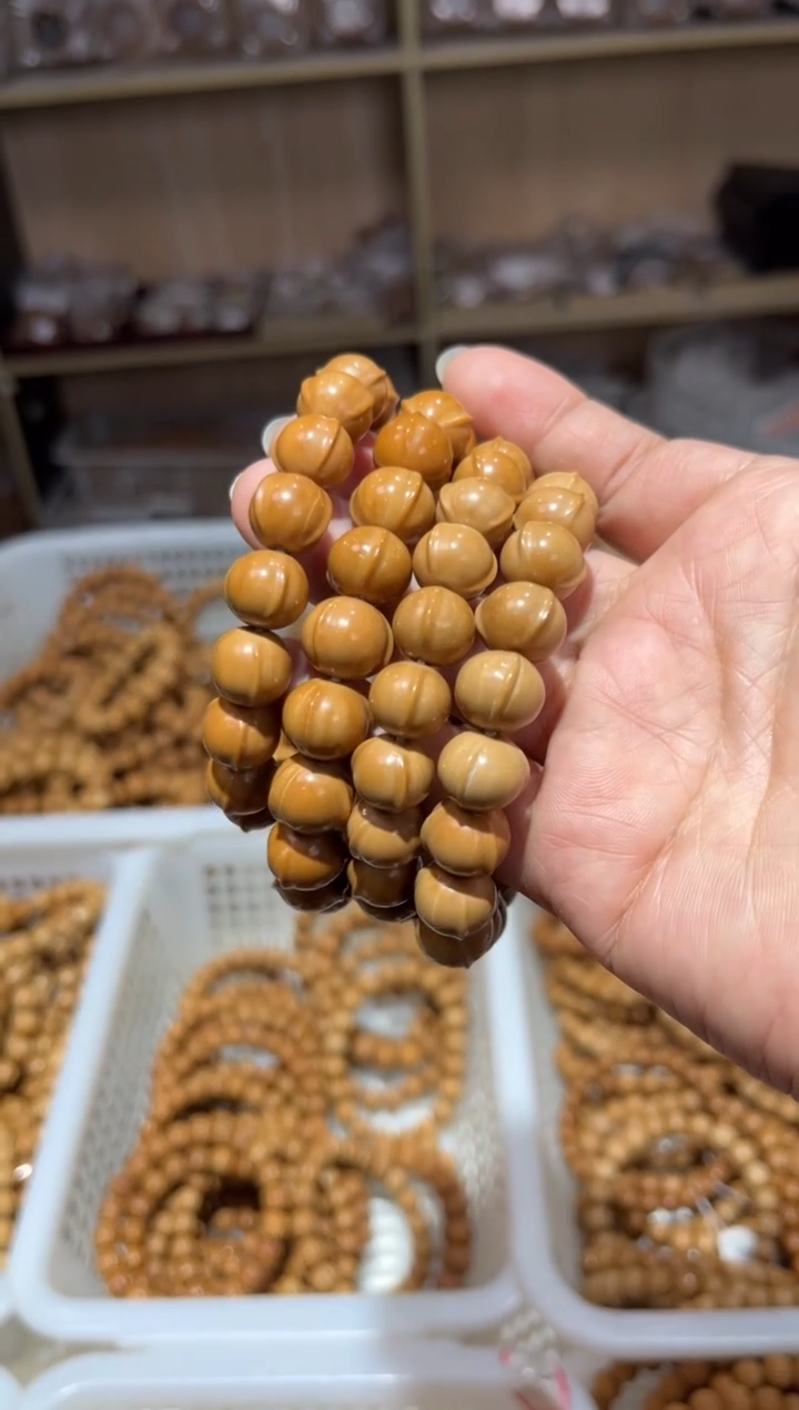 【闪购商品】猴头核桃手串鲨鱼微瑕