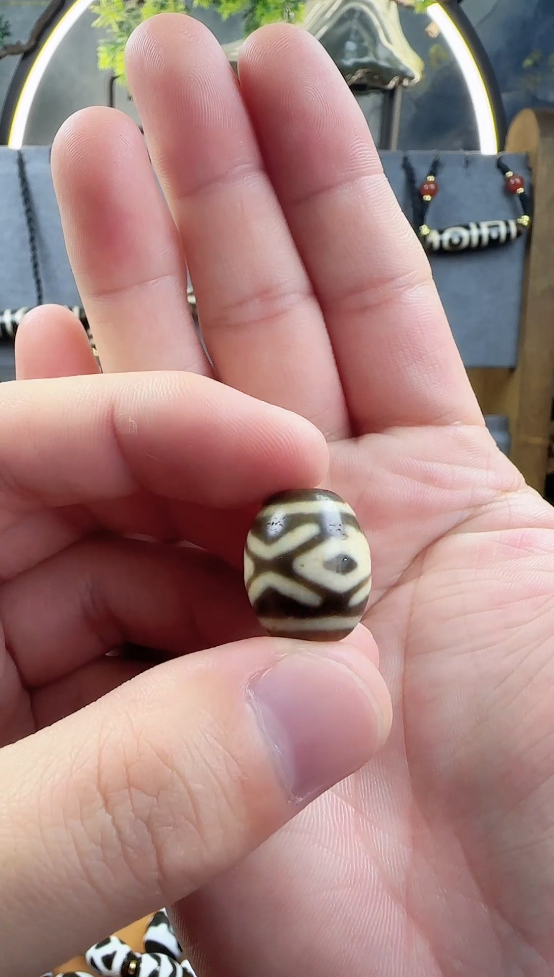 【闪购商品】玛瑙/玉髓单珠未镶嵌金钢三眼