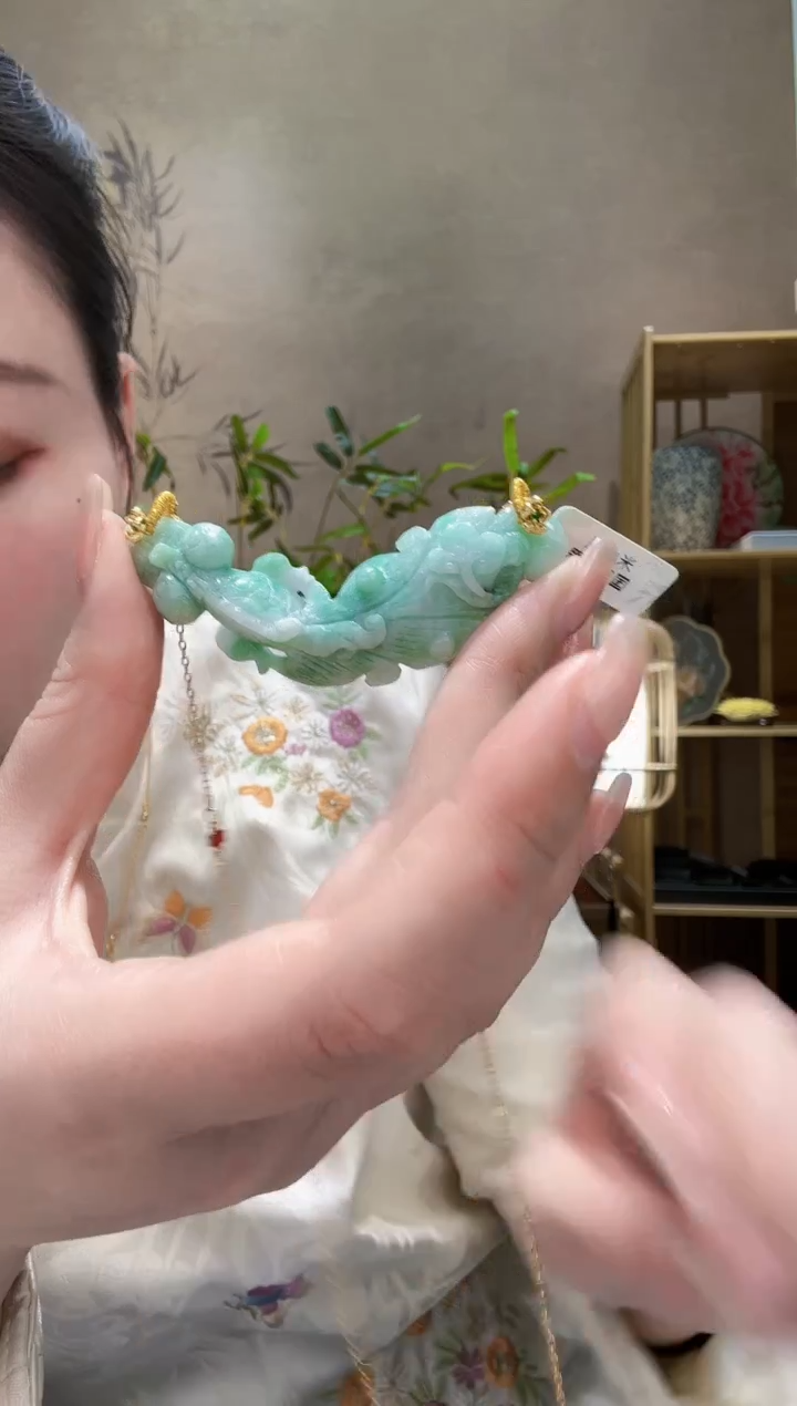 【闪购商品】翡翠耳饰未镶嵌吊坠