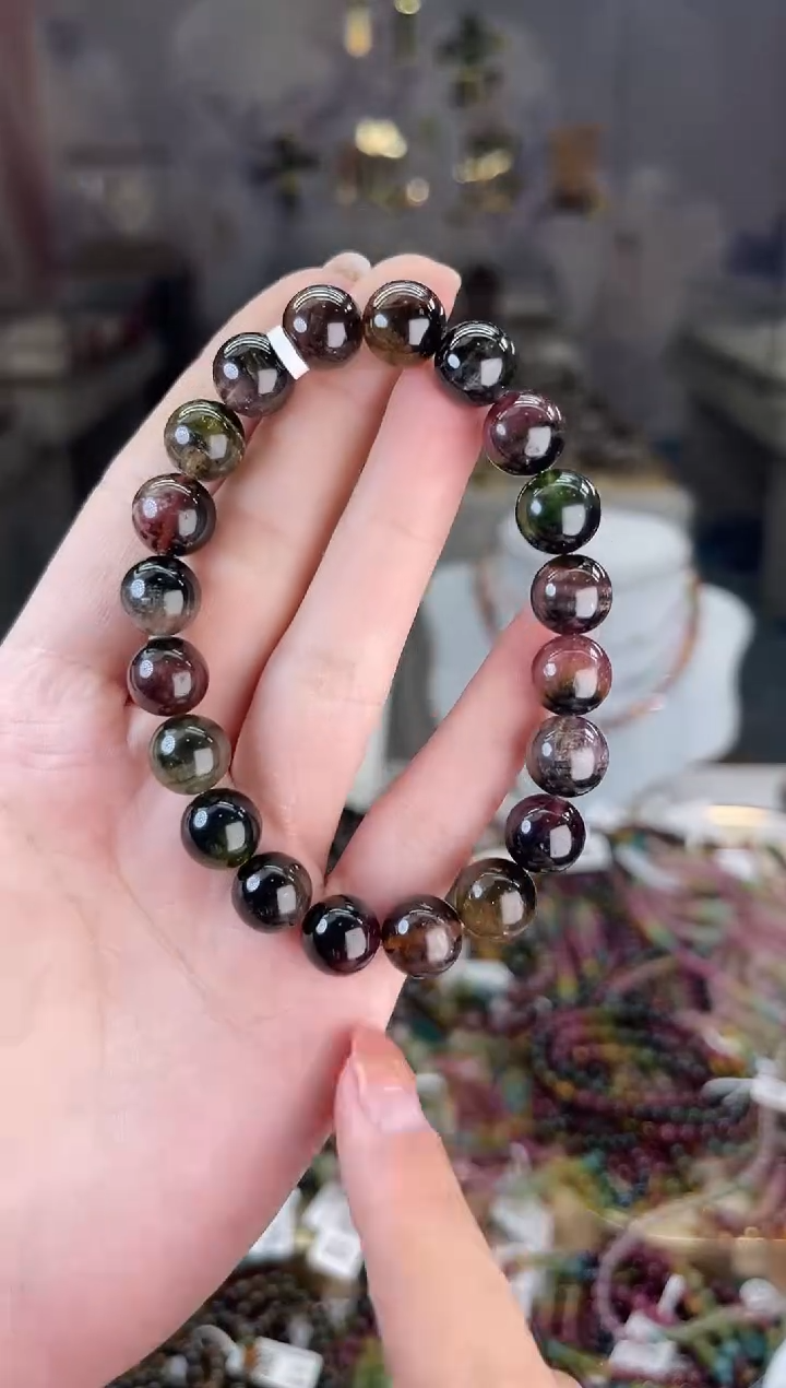 【闪购商品】碧玺/未镶嵌J10mm+碧玺单圈多样性发货