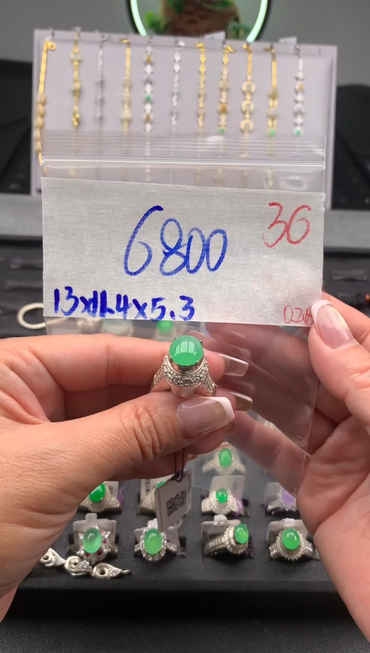 【闪购商品】定制翡翠未镶嵌毛货需精细抛光拍一发一