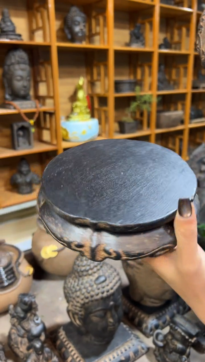 陶土【火山泥】金箍坛底座