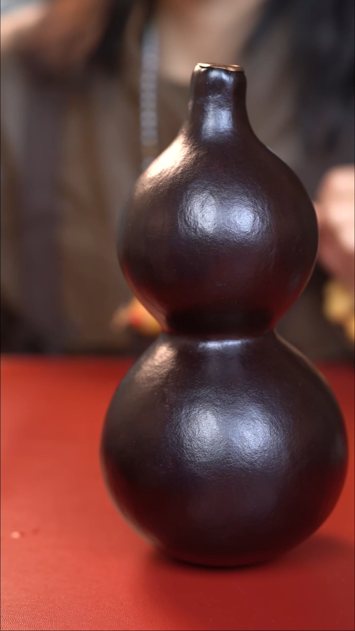 047手工大漆酒葫芦