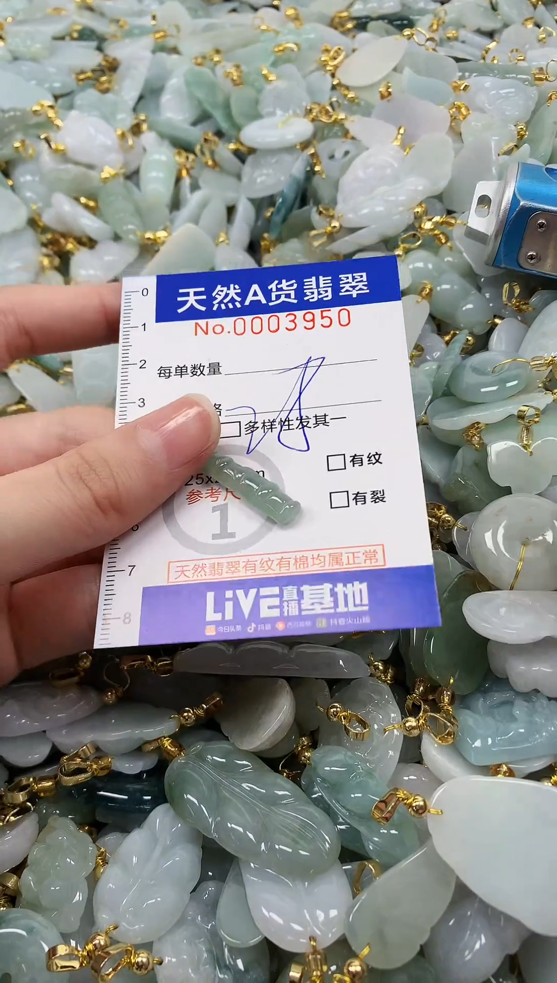 颈饰未镶嵌翡翠天然a货翡翠