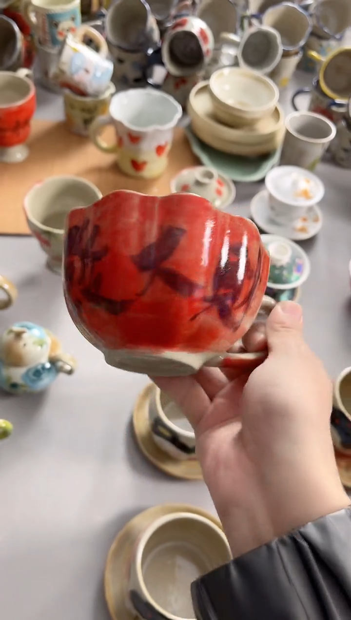 【闪购商品】瓷片景德镇手绘高温釉下彩陶瓷