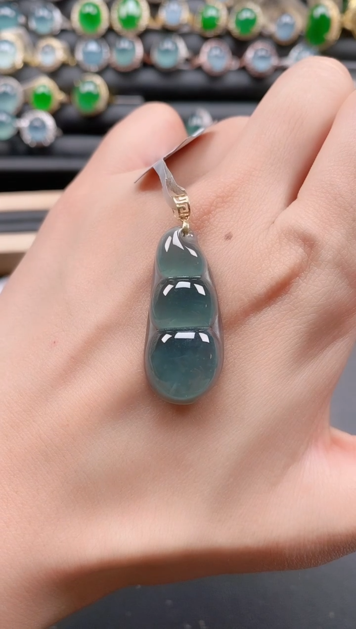 18K金镶嵌戒指翡翠1111