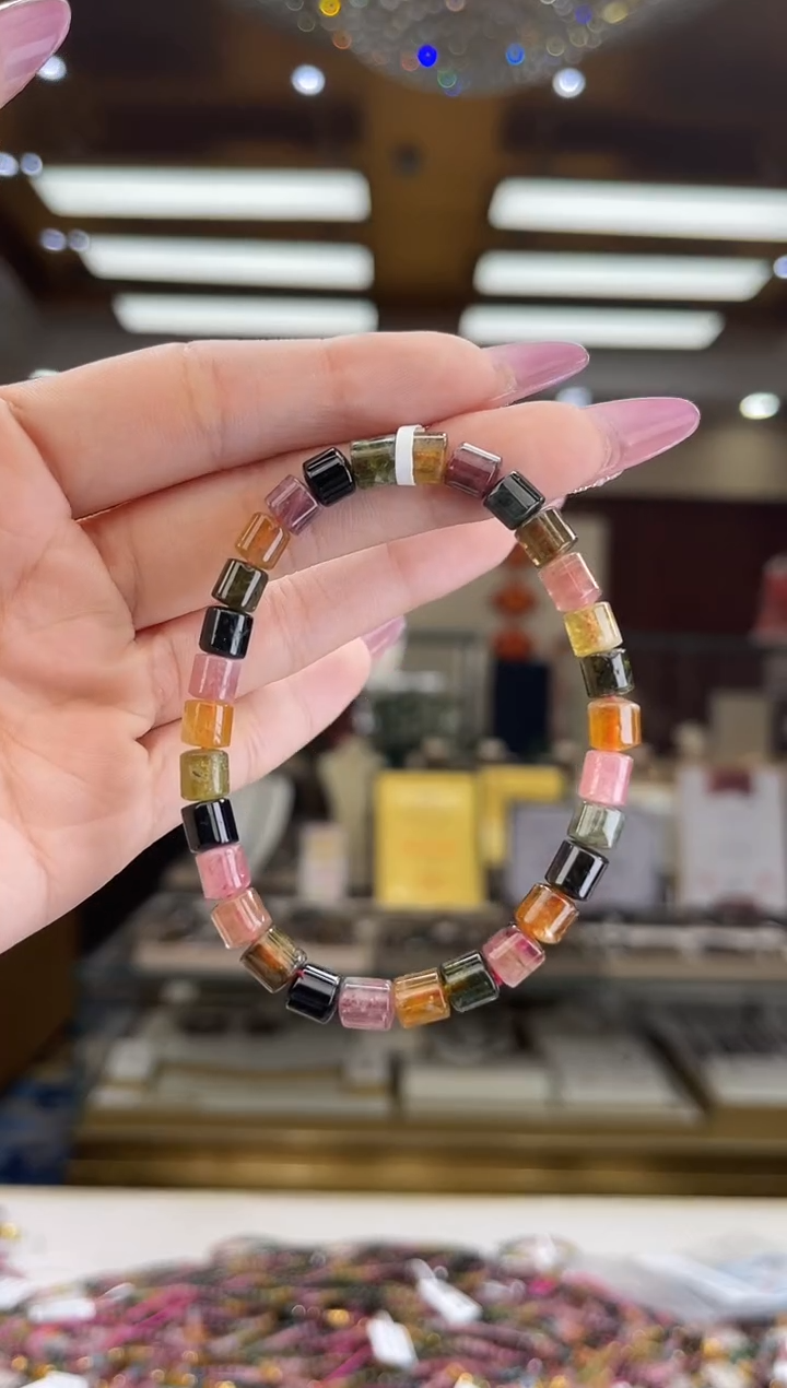 【闪购商品】碧玺/未镶嵌碧玺直切手串30多样性发货