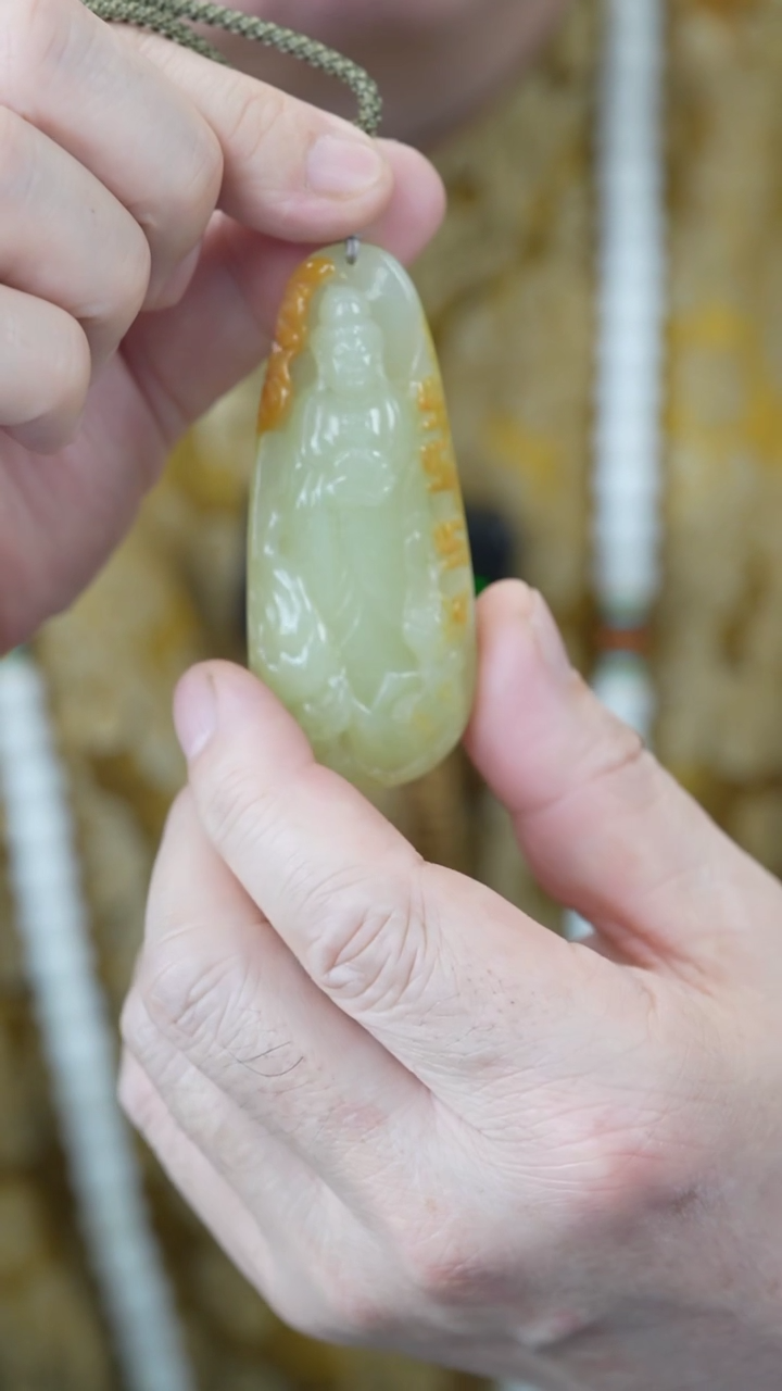 【闪购商品】和田玉吊坠未镶嵌大日如来