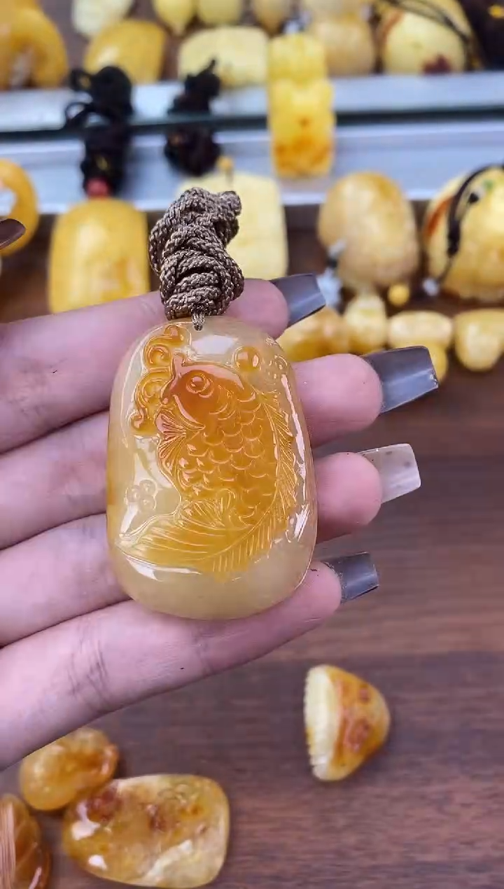 裸石琥珀未镶嵌天然琥珀蜜蜡