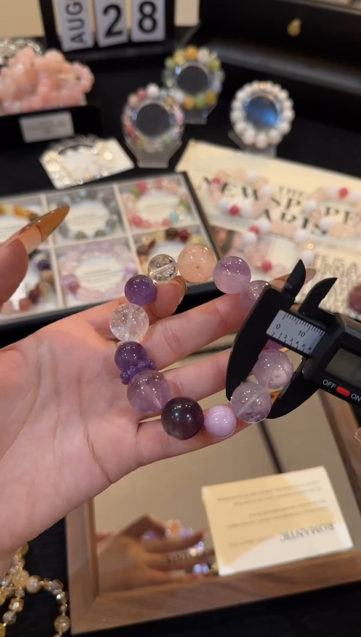 合金手链水晶九紫离火手链x3201