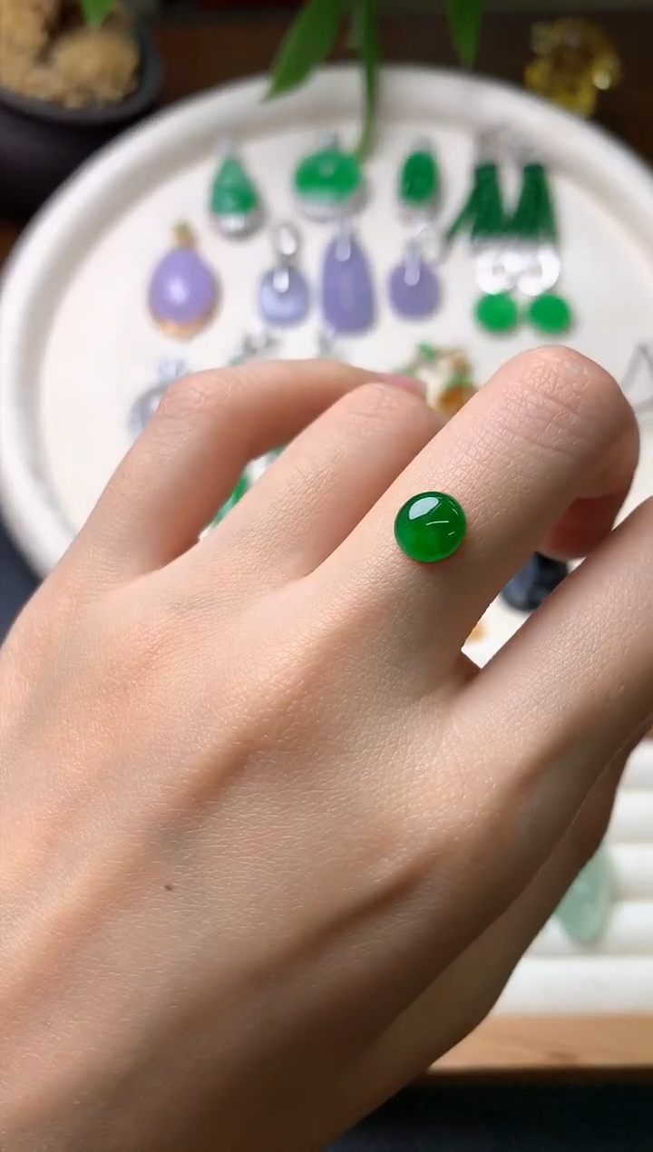 【闪购商品】定制翡翠未镶嵌裸石（镶嵌定制）