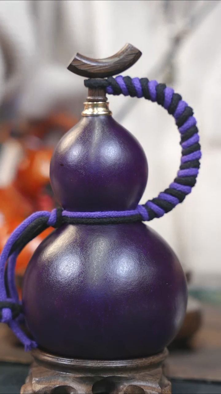 【闪购商品】WT147铜口紫色大容量酒葫芦随缘发