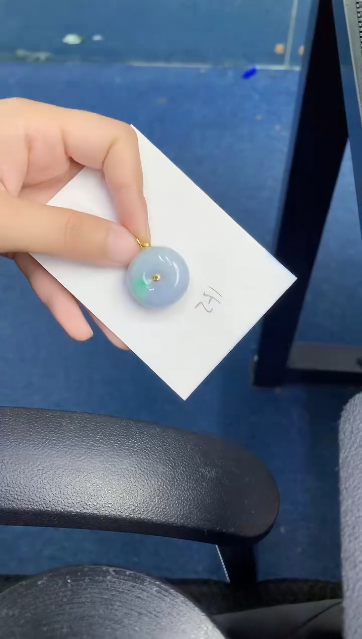 【闪购商品】翡翠颈饰18K金镶嵌000000000