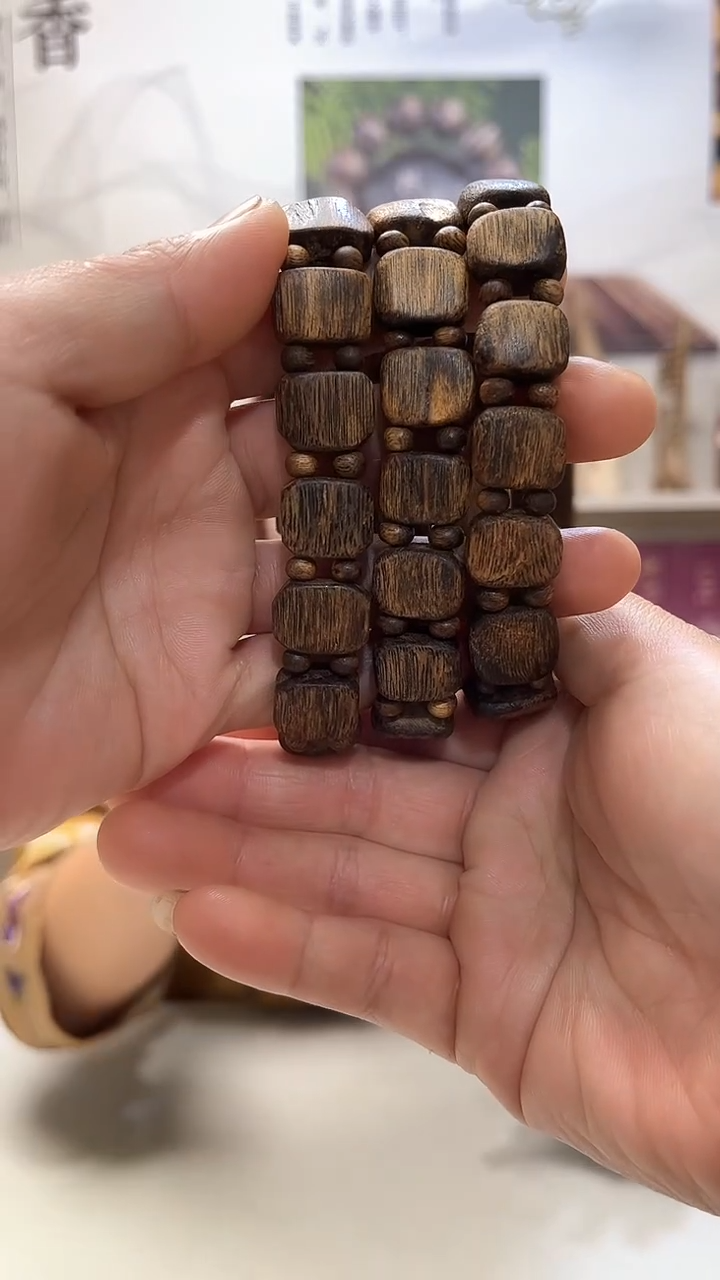 手串沉香棋楠红金猊随型手牌单圈多样性发其一