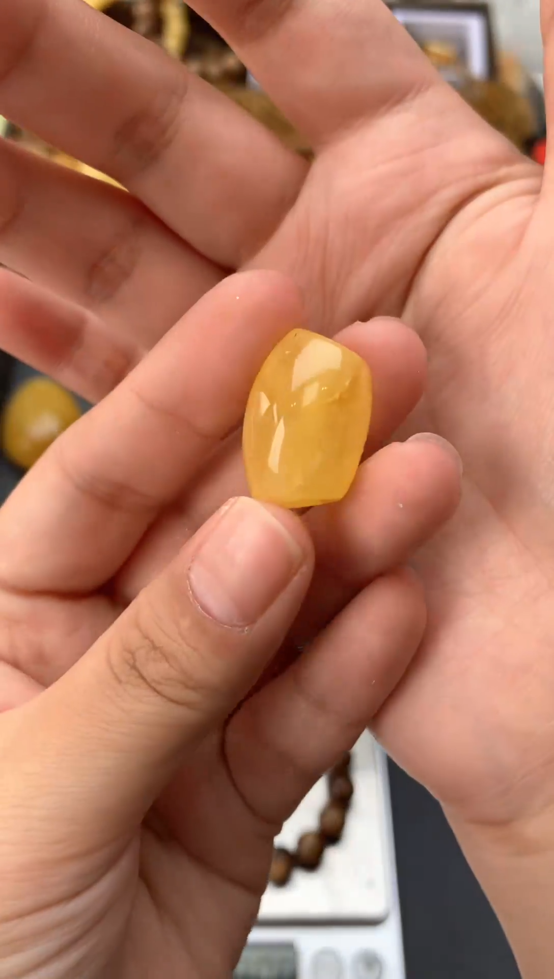 【闪购商品】琥珀珠宝奇石未镶嵌032琥珀蜜蜡花粉