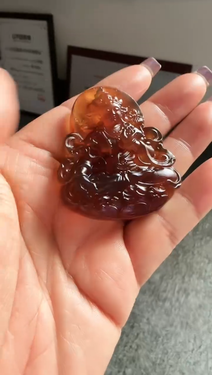 未镶嵌颈饰琥珀陌*#56缅甸琥珀吊坠