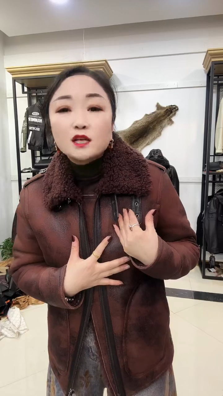羊皮皮毛一体80-100斤