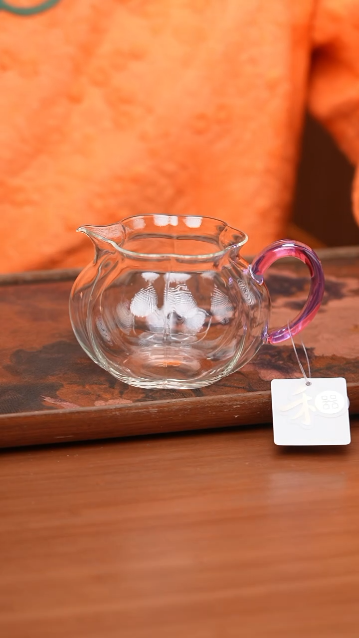 【闪购商品】禾器/晶彩纳福茶海/浅紫色/定制版