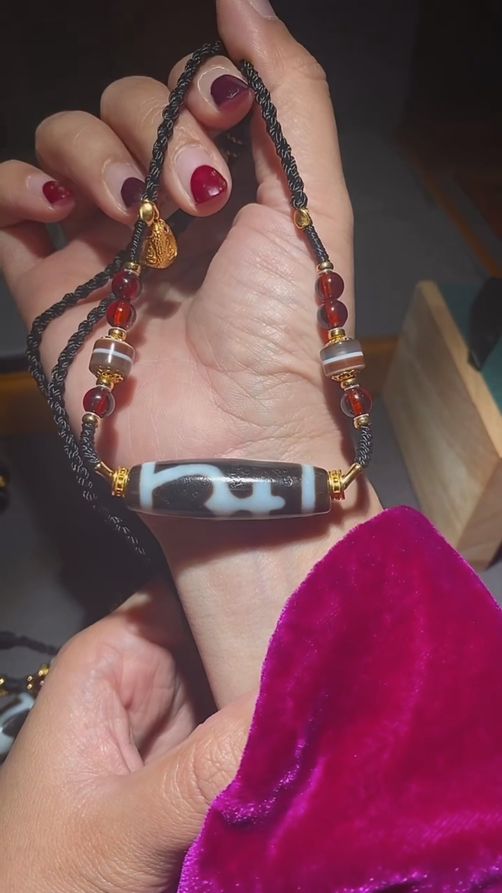 【闪购商品】玛瑙/玉髓颈饰未镶嵌Y62038宝瓶锁骨链