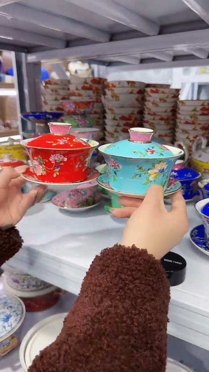 【闪购商品】瓷片茶碗2套景德镇陶瓷