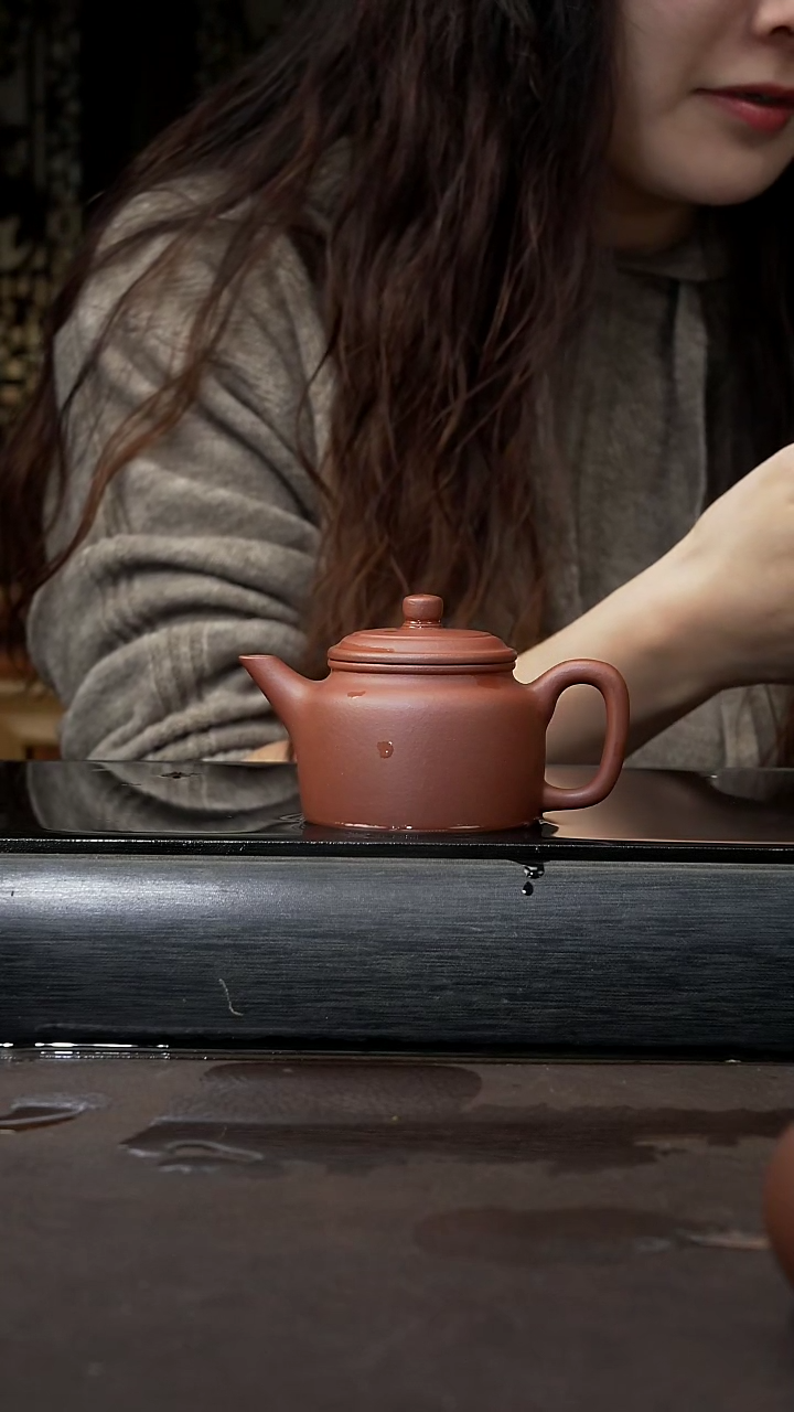 【闪购商品】紫砂茶壶清水泥 德钟 90cc 038