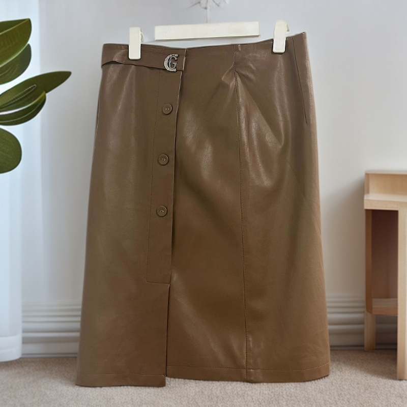 H2380显瘦气质高腰时尚休闲百搭女士半身裙L2