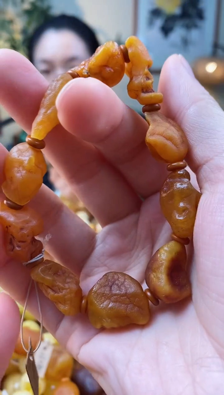 【闪购商品】琥珀手串未镶嵌手串