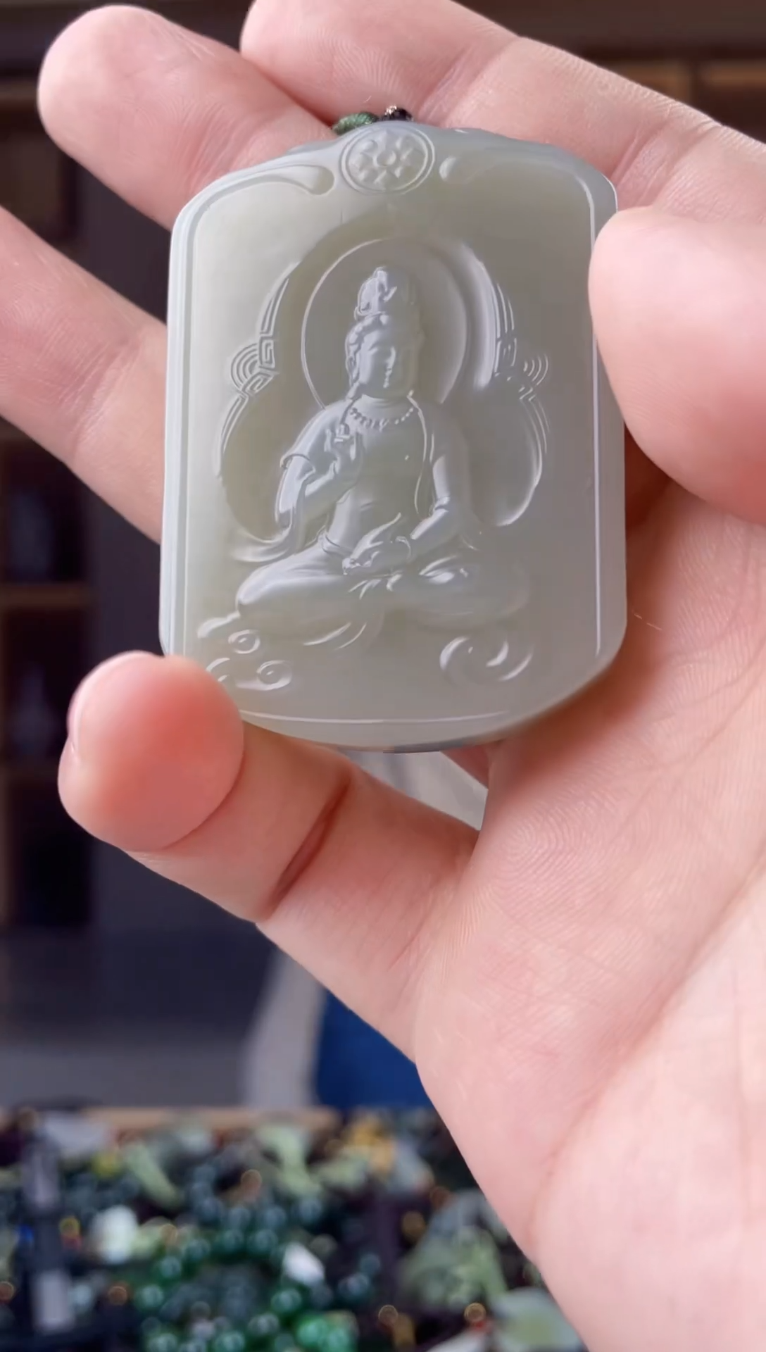 颈饰未镶嵌和田玉拍一发一，多样性发货