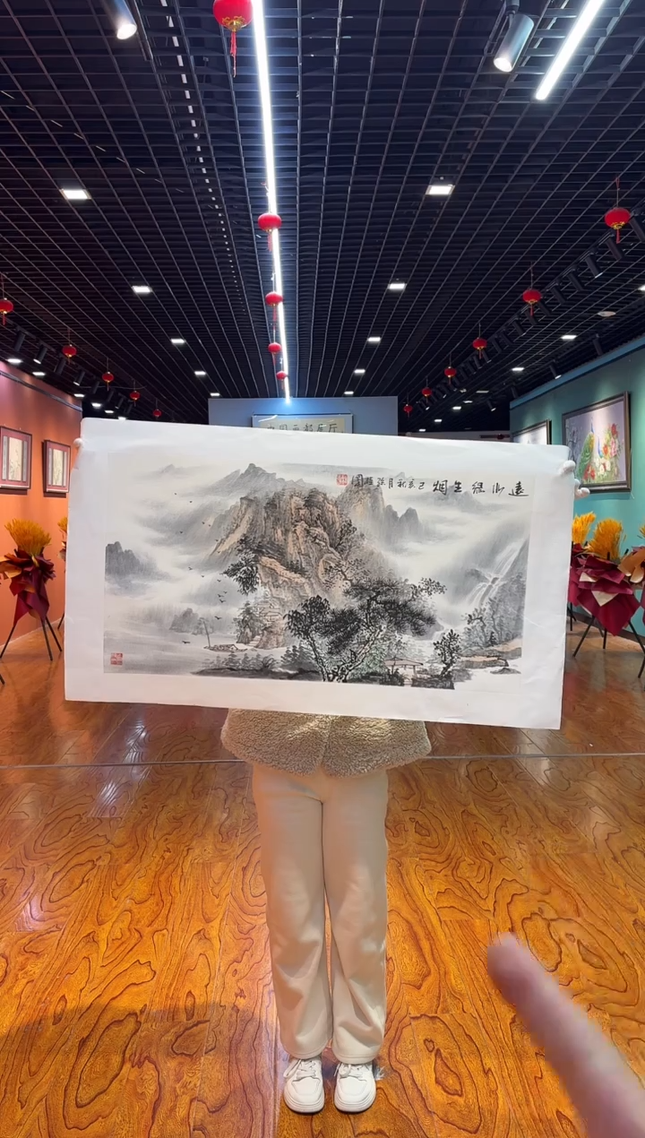 【闪购商品】国画孙桂国老师字画带亲笔合影证书31-29