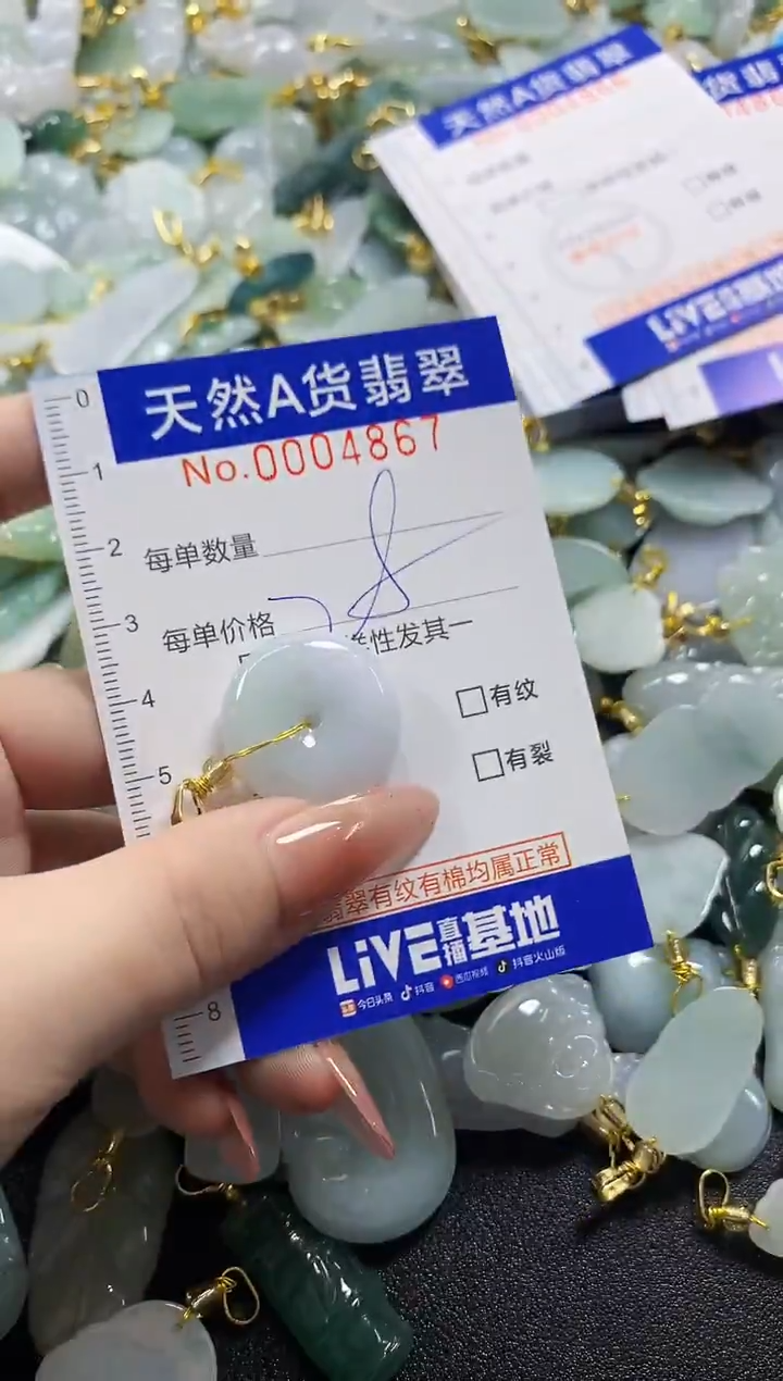 颈饰未镶嵌翡翠天然A货翡翠