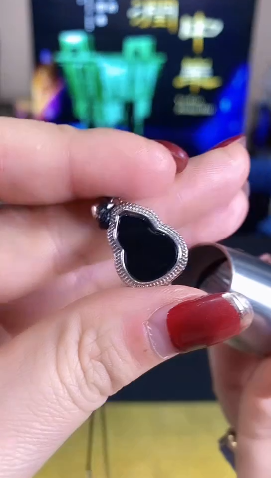 【闪购商品】翡翠挂件银S925镶嵌00000009