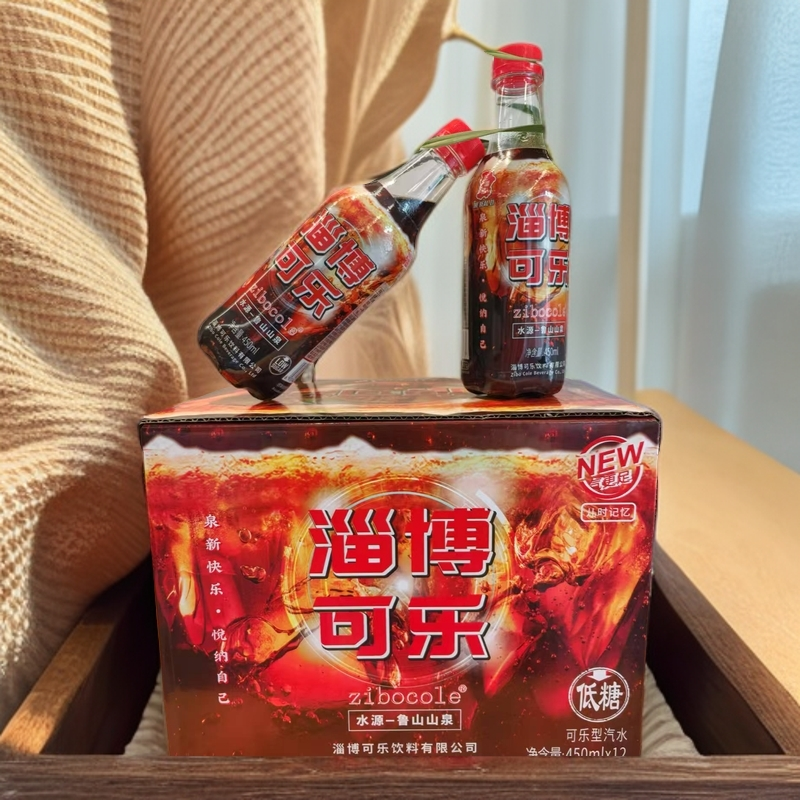 【鲁山山泉】淄博可乐450ml瓶/12瓶/箱