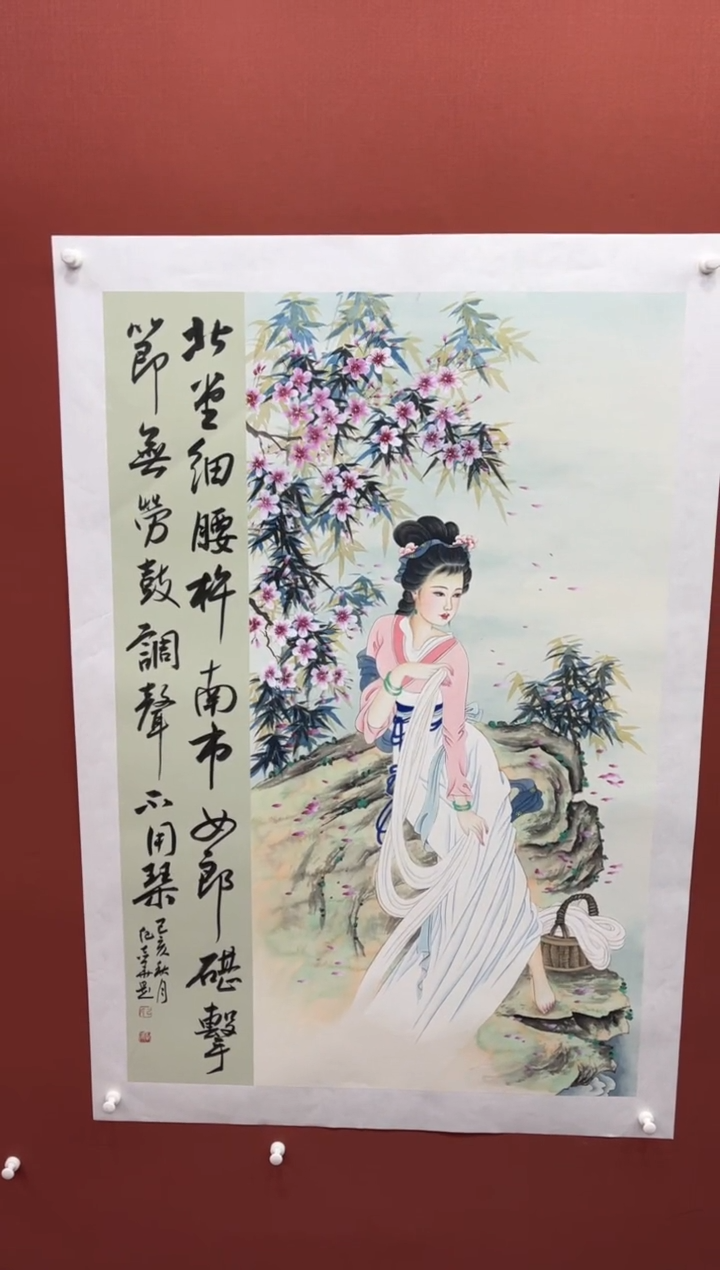【闪购商品】国画纪志华老师作品赠印屏+书法