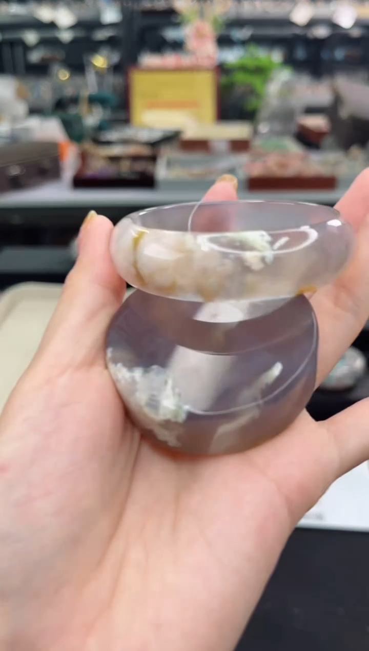 【闪购商品】石英质玉手镯未镶嵌53圈口（赠品镯心）6590512