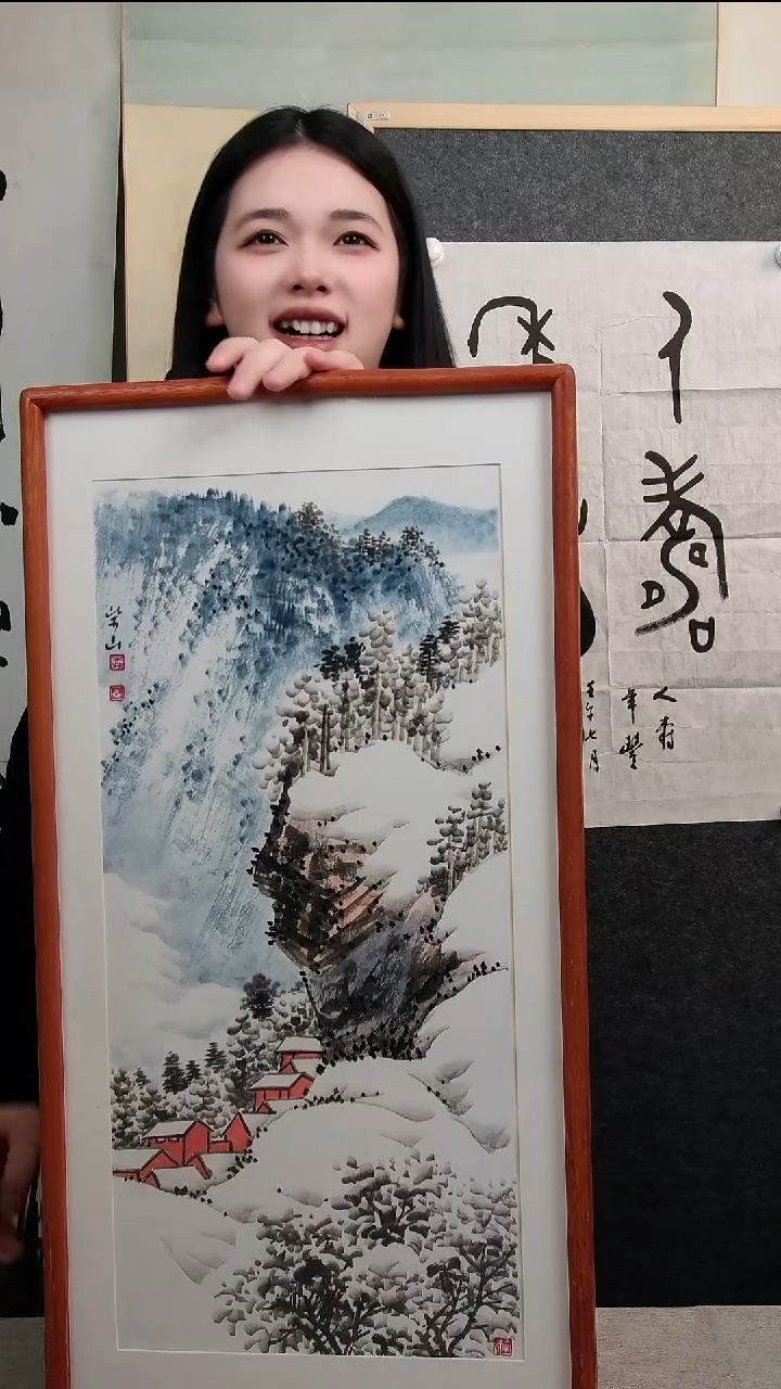 书法老师绘画作品