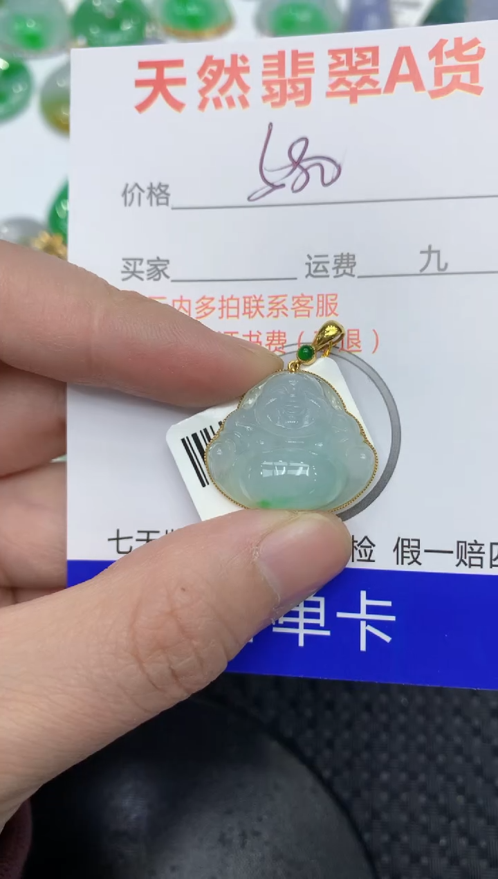 【闪购商品】翡翠颈饰18K金镶嵌111111111111