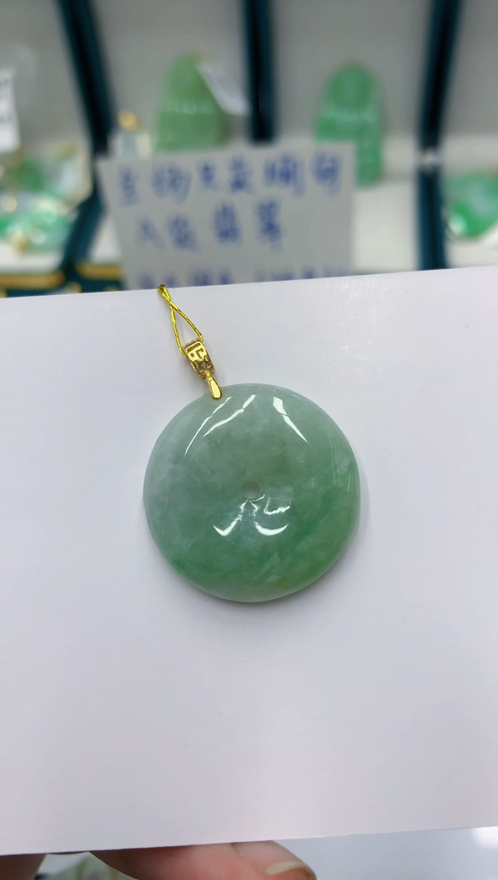 颈饰未镶嵌翡翠缅甸翡翠a货