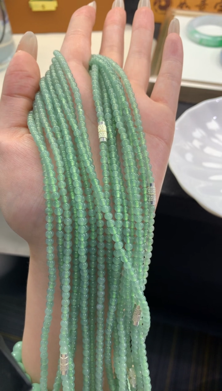 翡翠未镶嵌项链FC489 翡翠项链 多样性发其一